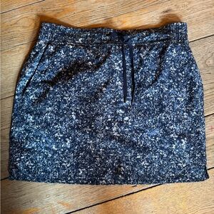 Athleta Dark Blue Floral Mini Skort